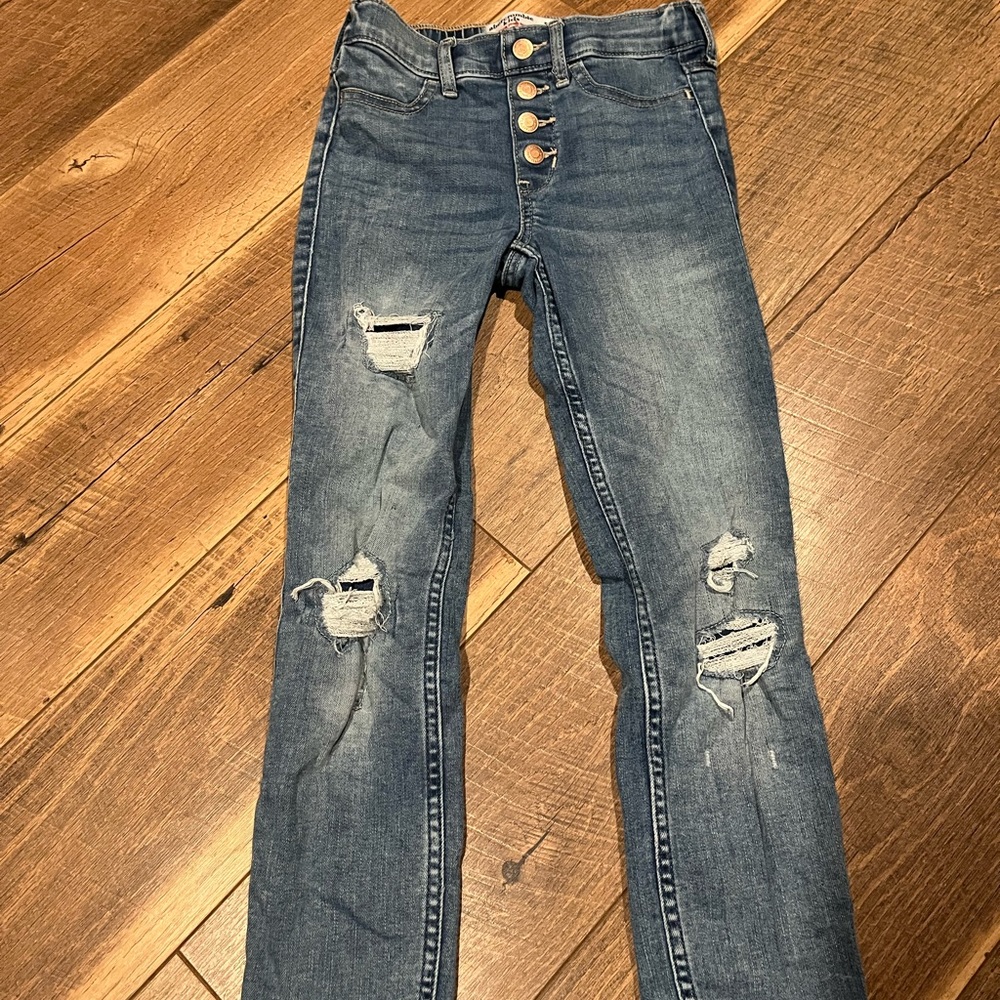 Abercrombie kids girls size 7/8 slim high-rise legging  jean